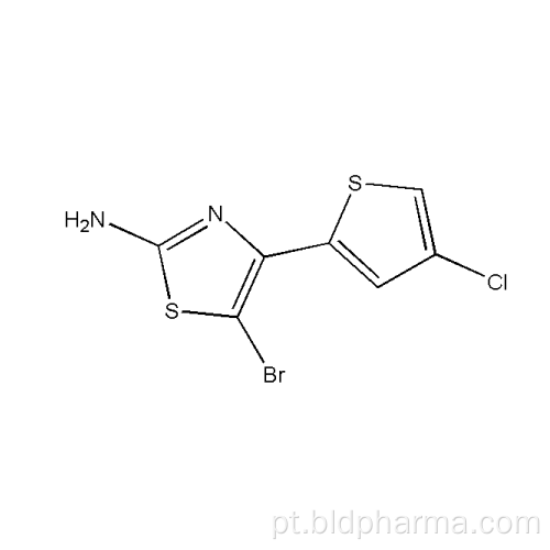 5-bromo-4- (4-clorotiofen-2-il) tiazol-2-amina